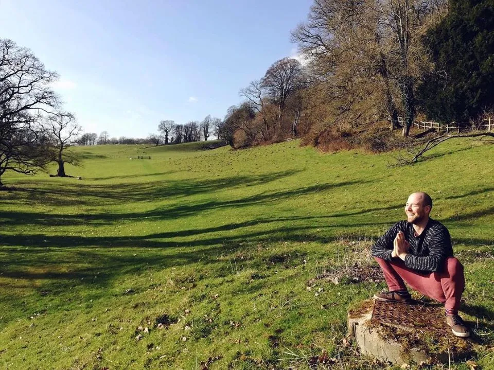 Malasana in nature